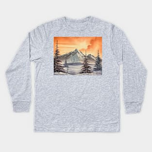 Mountain Rhapsody Kids Long Sleeve T-Shirt